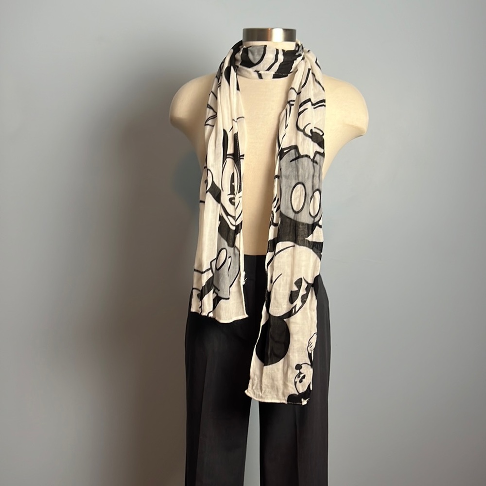 Mickey Mouse Gauze Scarf